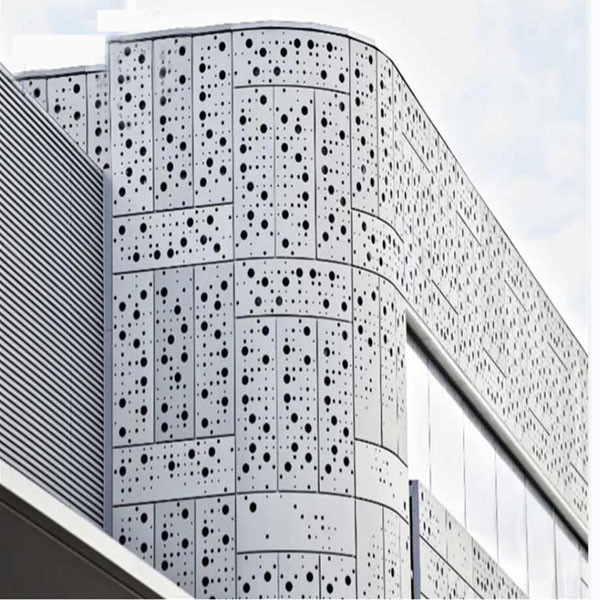 पाउडर कोटिंग फिनिश कम्पोजिट पर्दे की दीवार सजावटी भवनों के लिए एल्यूमीनियम फनीर 0